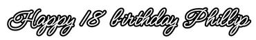Custom Neon: Happy 18 birt...