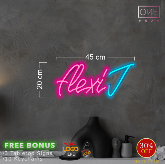 FLEXI J | LED Neon Sign