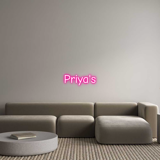 Custom Neon: Priya's