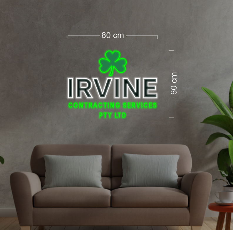 Enseigne au néon LED personnalisée pour entreprise