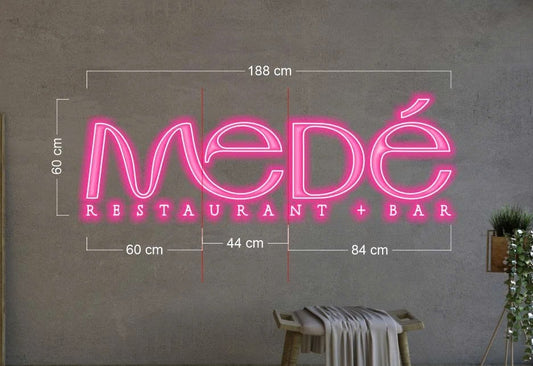 Enseigne au néon LED personnalisée pour entreprise