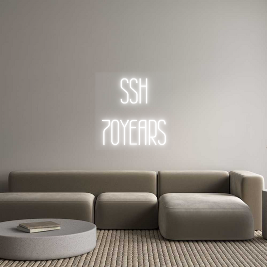 Custom Neon: SSH
70YEARS
