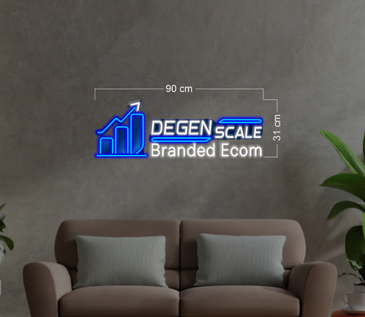 Degen Scale Branded Ecom| LED Neon Sign