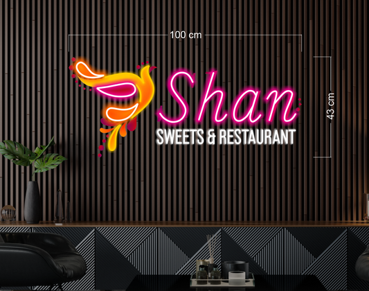 Enseigne au néon LED personnalisée pour entreprise