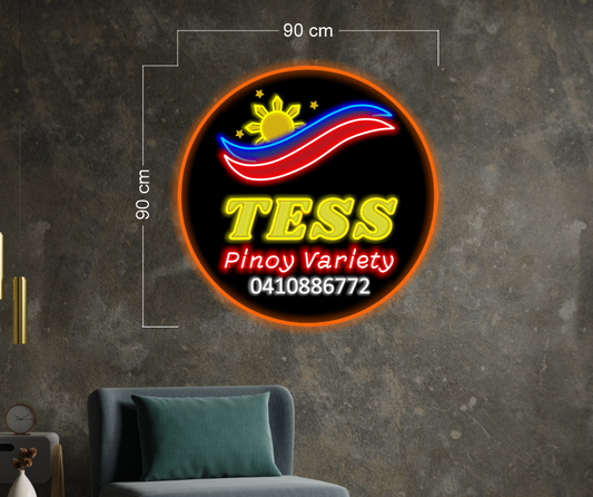 Enseigne au néon LED personnalisée pour entreprise