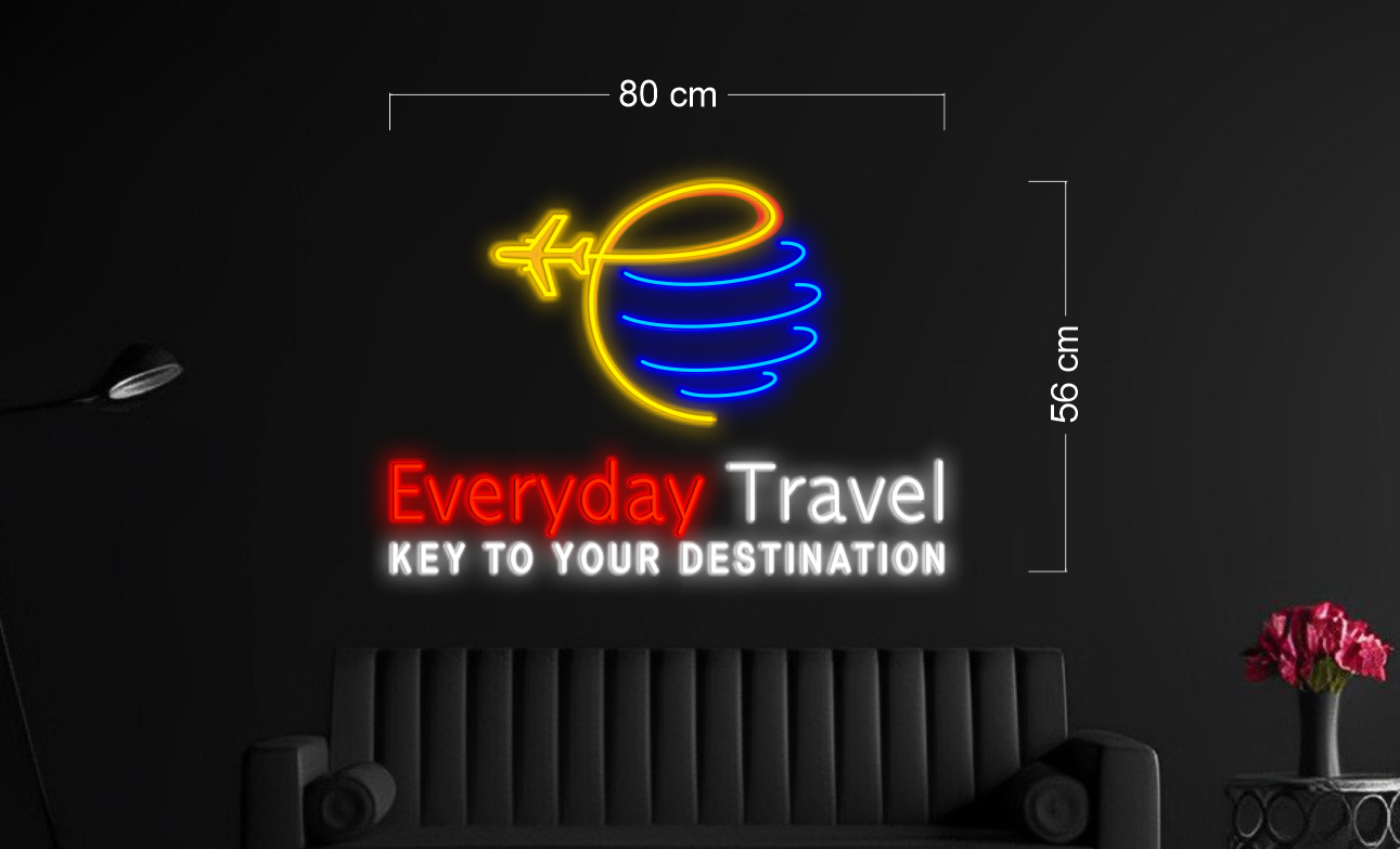 Enseigne au néon LED personnalisée pour entreprise