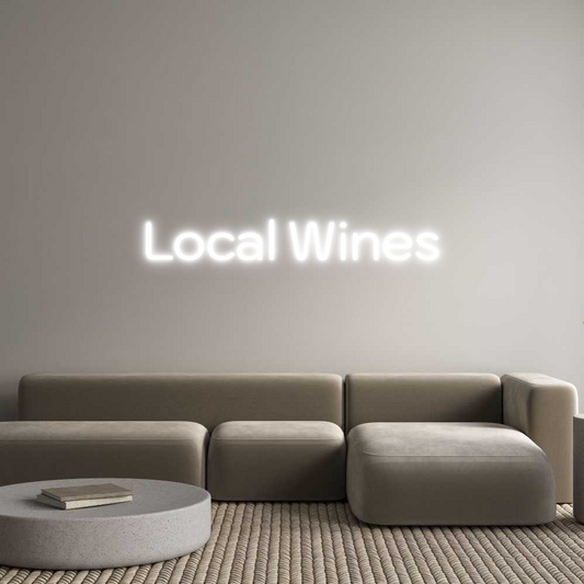Custom Neon: Local Wines
