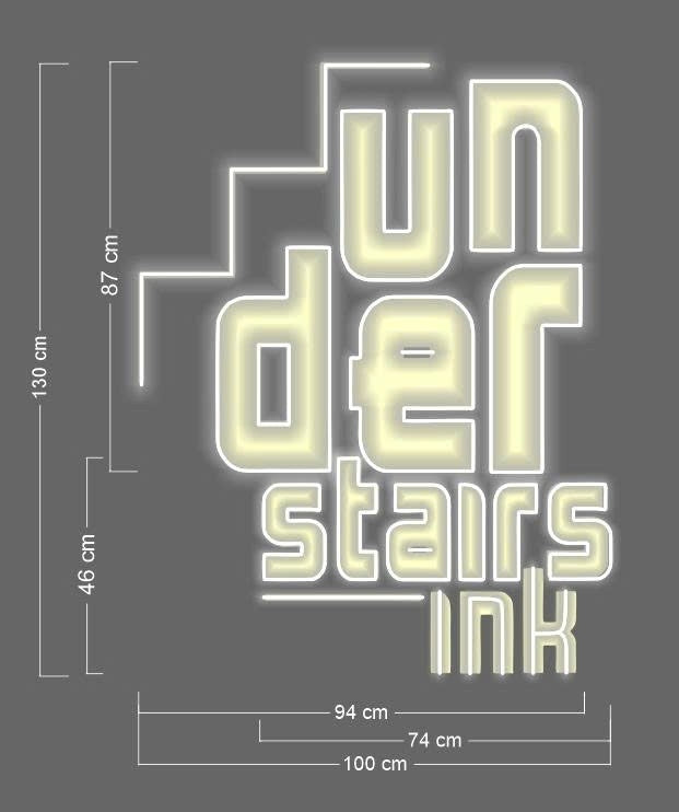 UNDER STAIRS INK + UN | LED Neon Sign (2 SIGNS)