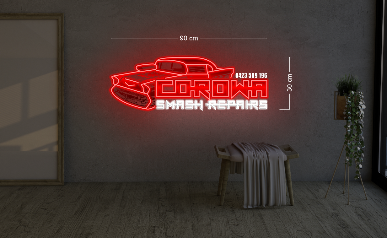 COROWA SMASH REPAIRS | LED Neon Sign
