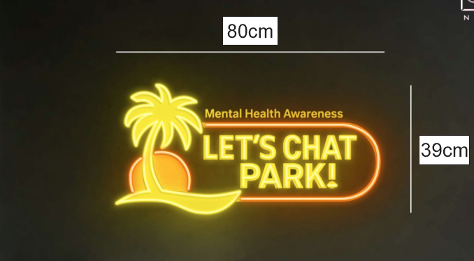 LET'S CHAT PARK | LED Neon Sign
