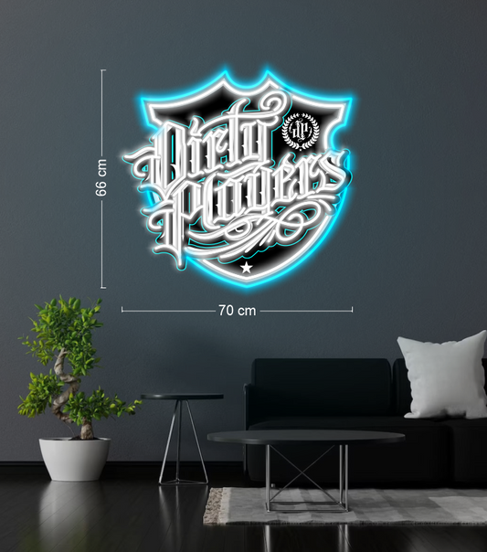 Dirto Players logo| LED Neon Sign
