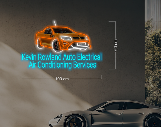Kevin rowland auto electrical air conditioning services (outdoor sign)| LED Neon Sign