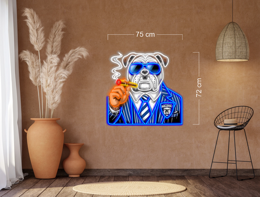 Smoking Dog| LED Neon Sign