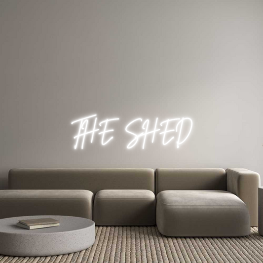 Custom Neon: THE SHED