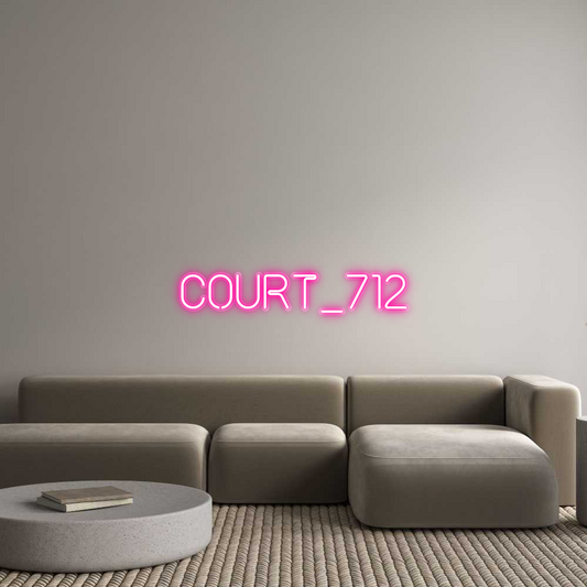 Custom Neon: Court_712