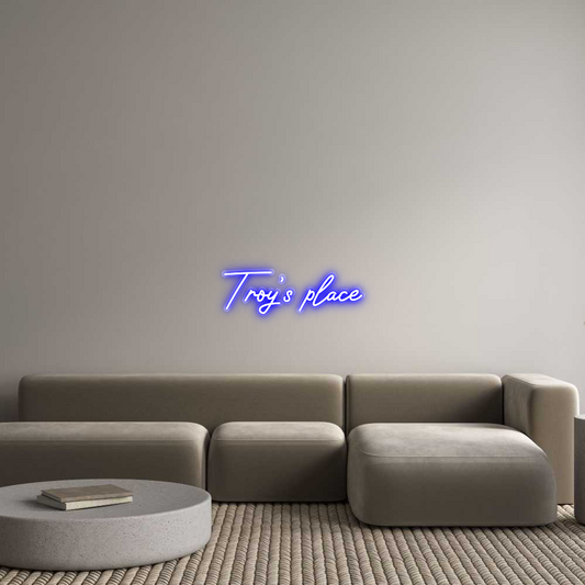 Custom Neon: Troy’s place