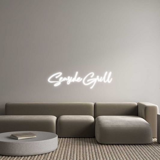 Custom Neon: Seaside Grill