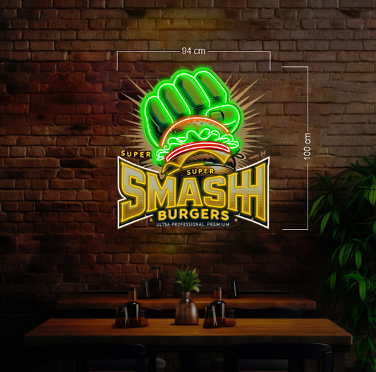 SMASH BURGER | LED Neon Sign