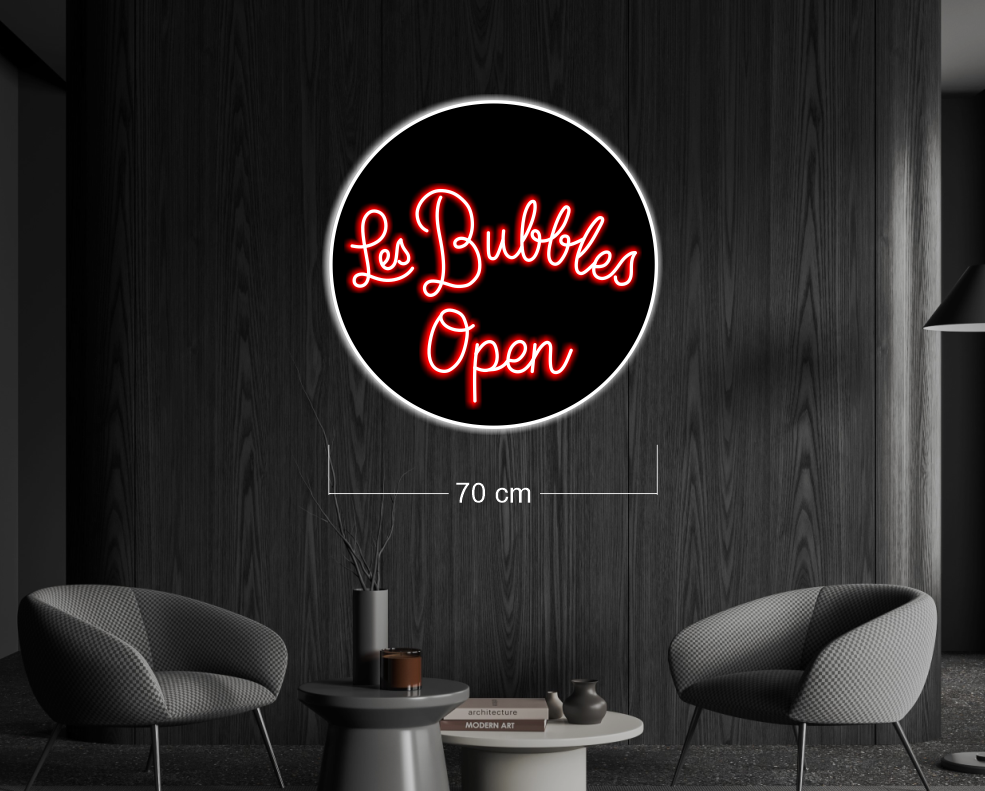 Enseigne au néon LED personnalisée pour entreprise