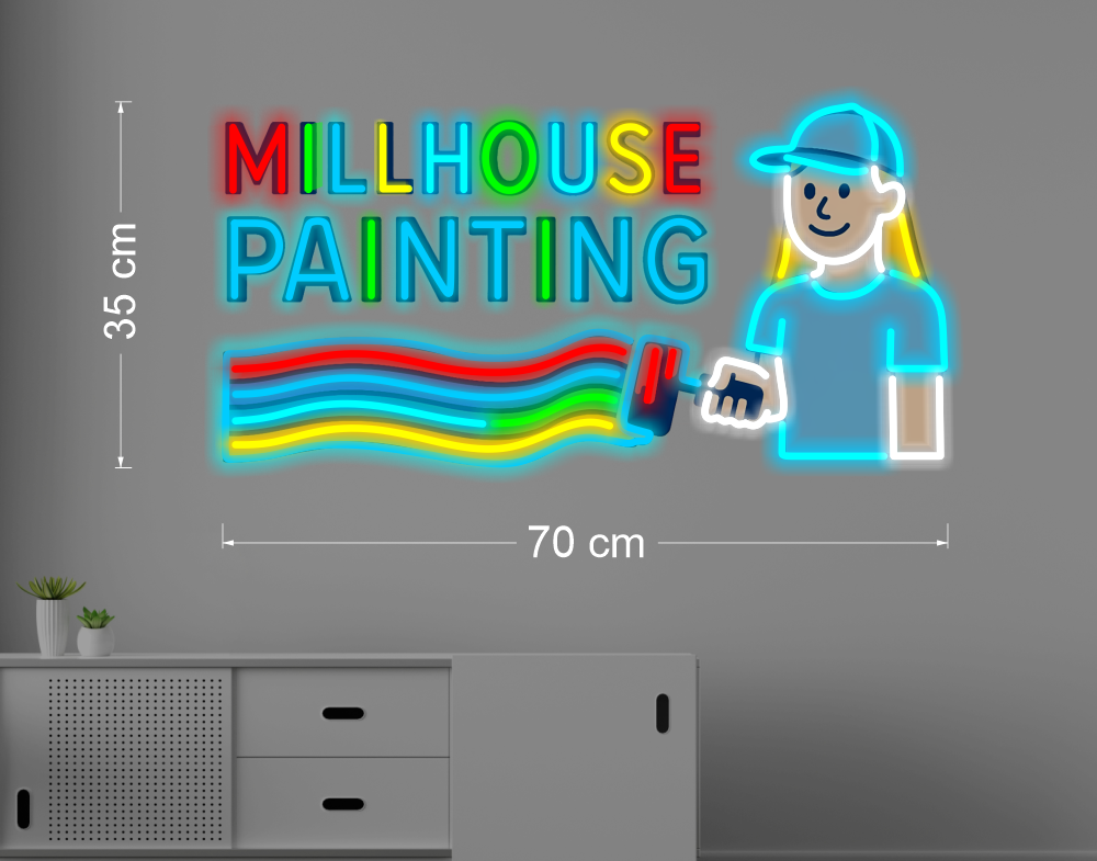 Enseigne au néon LED personnalisée pour entreprise