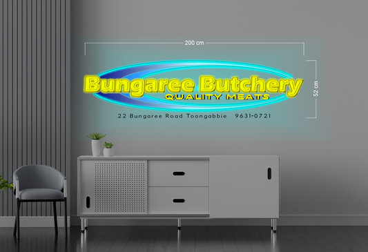 Enseigne au néon LED personnalisée pour entreprise