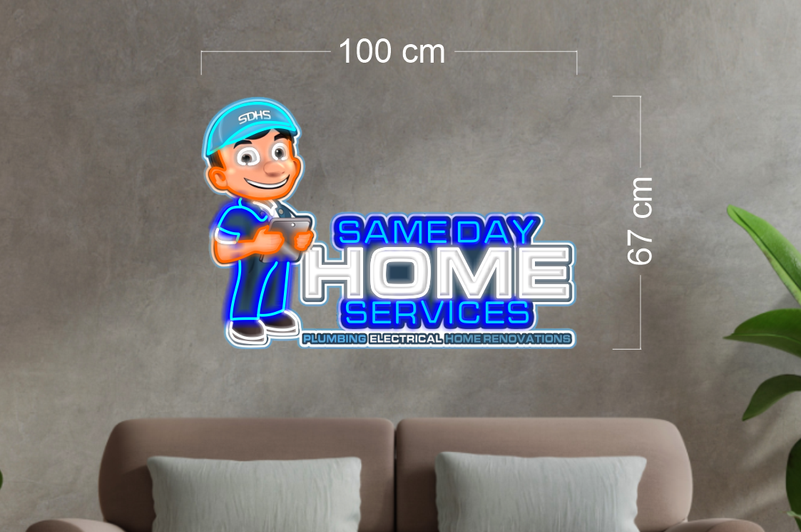 Enseigne au néon LED personnalisée pour entreprise