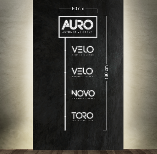 Enseigne au néon LED personnalisée pour entreprise