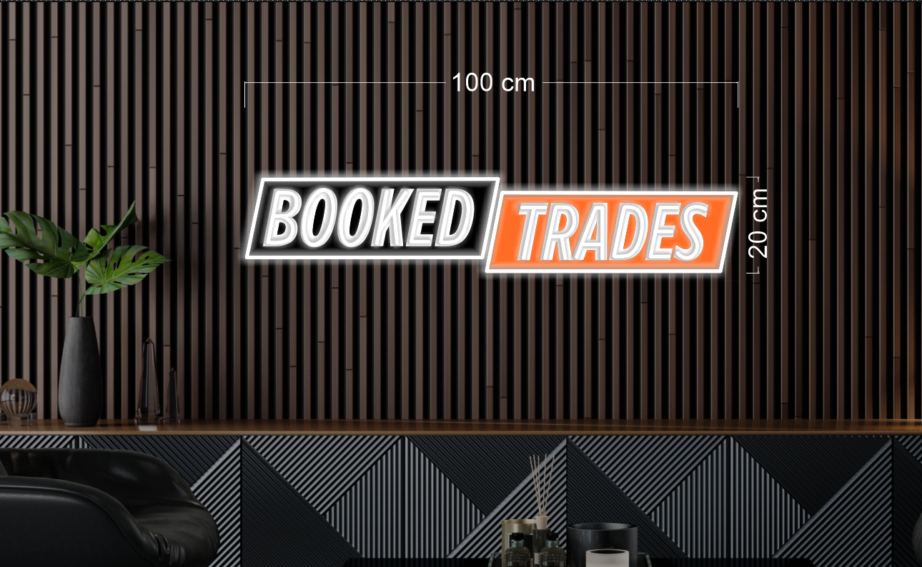Booked Trades | LED Neon Sign