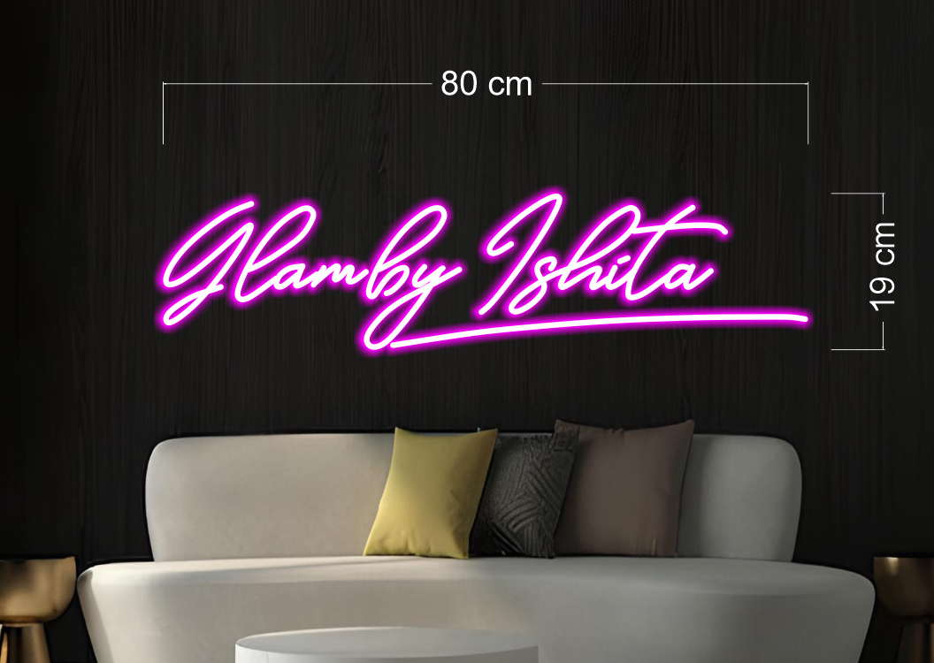Glam by Ishita | LED Neon Sign
