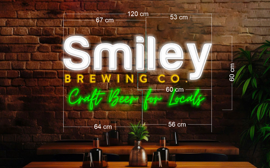 SMILEY Brewing Co | LED Neon Sign
