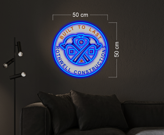 Rothwell Constructions | LED Neon Sign