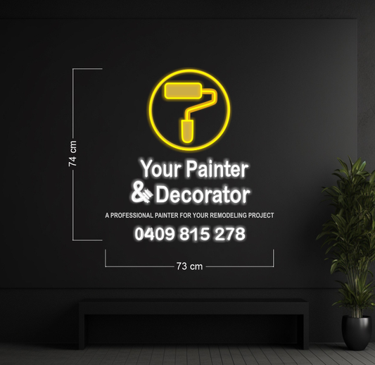 Enseigne au néon LED personnalisée pour entreprise