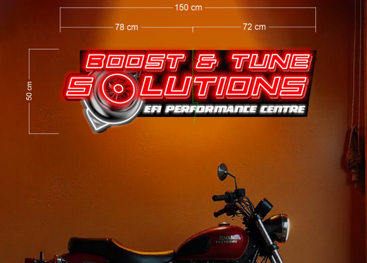 BOOST AND TUNE SOLUTIONS EFI PERFORMANCE CENTRE | LED Neon Sign