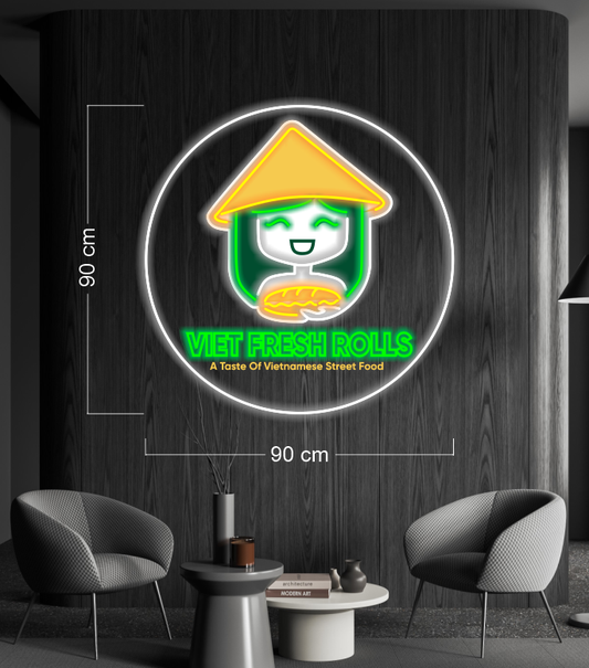 Enseigne au néon LED personnalisée pour entreprise