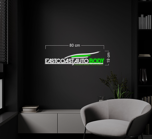 EASTCOAST AUTOBODY | LED Neon Sign