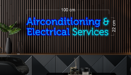 Enseigne au néon LED personnalisée pour entreprise