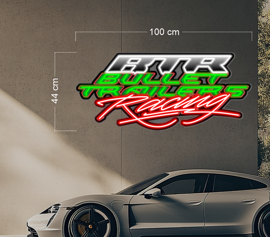 BTR BULLET TRAILERS RACING | LED Neon Sign