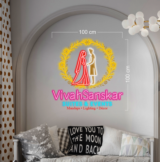 Enseigne au néon LED personnalisée pour entreprise