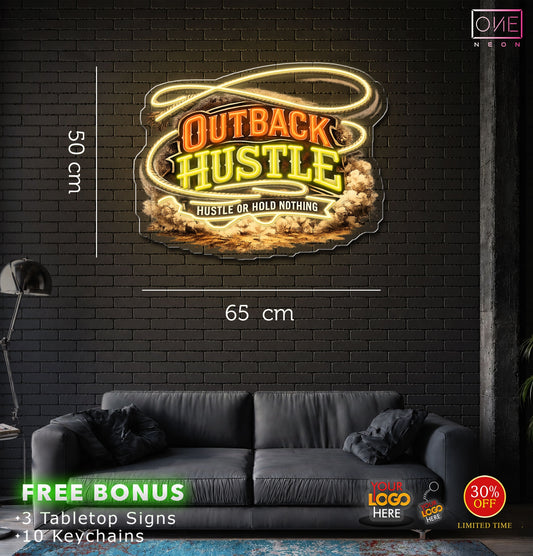 Outback Hustle| LED Neon Sign