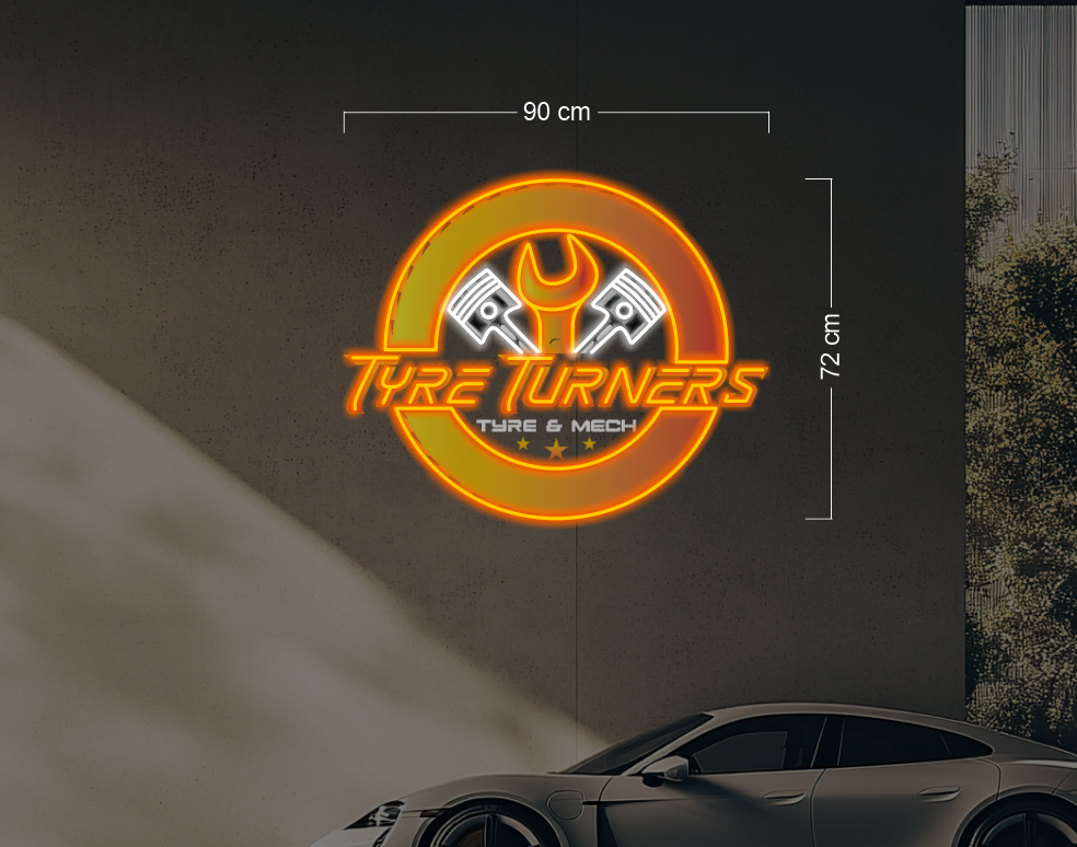 TYRE TURNERS | LED Neon Sign