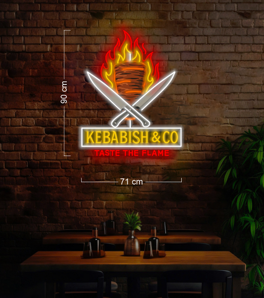 Enseigne au néon LED personnalisée pour entreprise