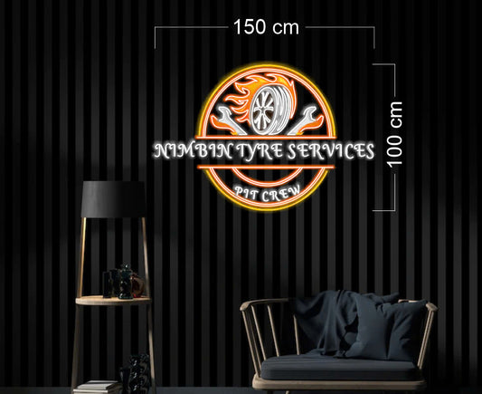 Enseigne au néon LED personnalisée pour entreprise