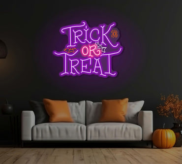 Trick or Treat LED Neon Sign
