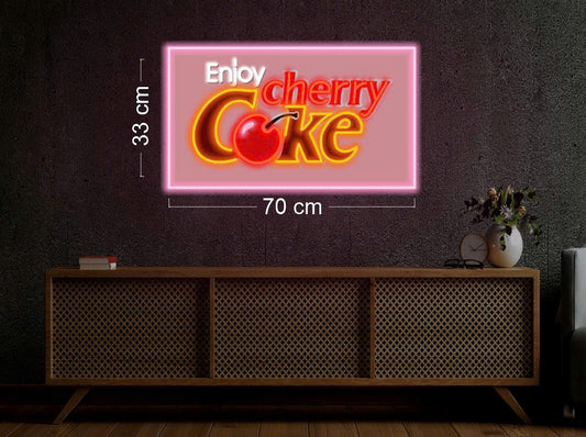 ENJOY CHERRY COKE | LED Neon Sign