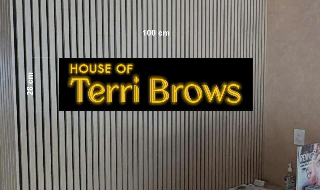 Enseigne au néon LED personnalisée pour entreprise