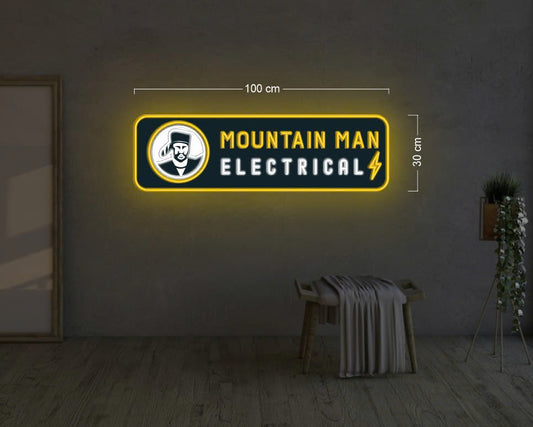 MOUNTAIN MAN | LED Neon Sign (2 waterproof signs)