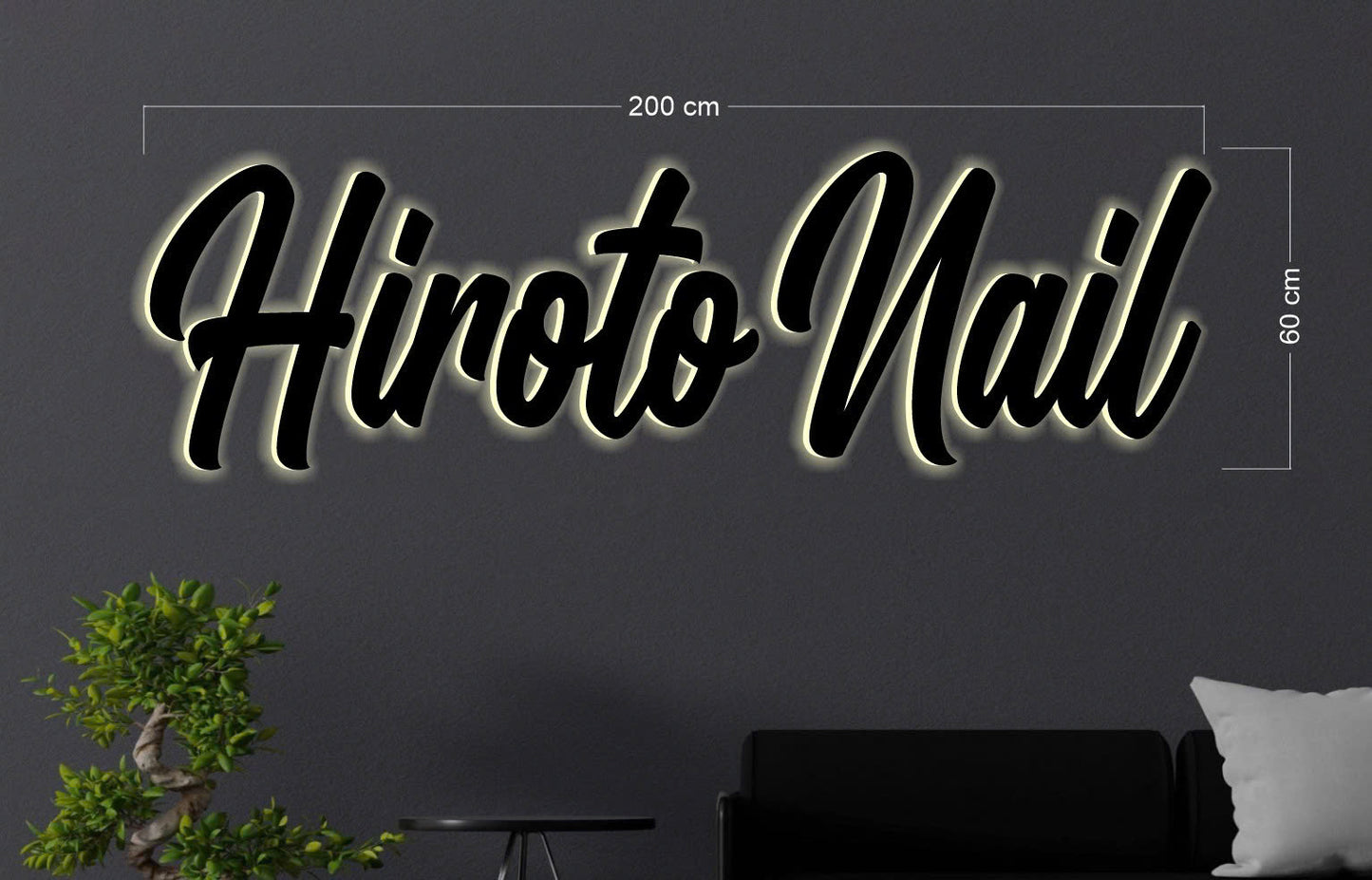Hiroto Nail | BACKLIT SIGN