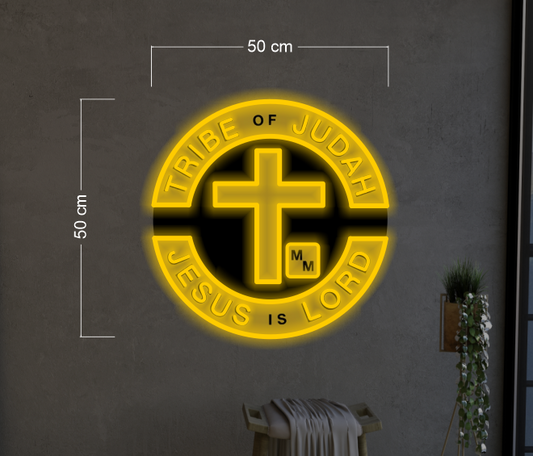 TRIBE OF JUDAY JESUS IS LORD | LED Neon Sign