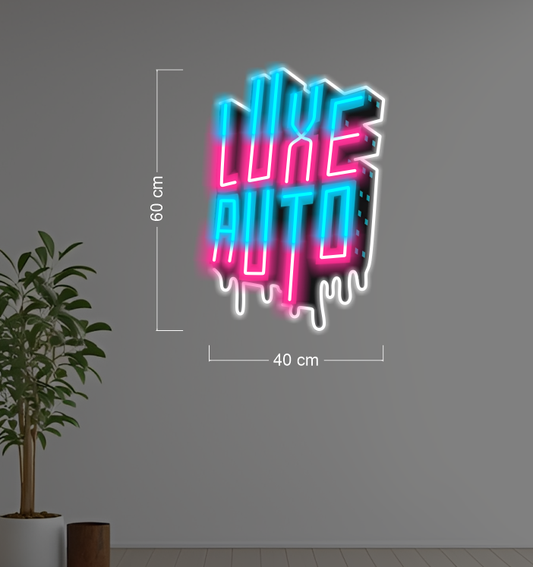 Enseigne au néon LED personnalisée pour entreprise 