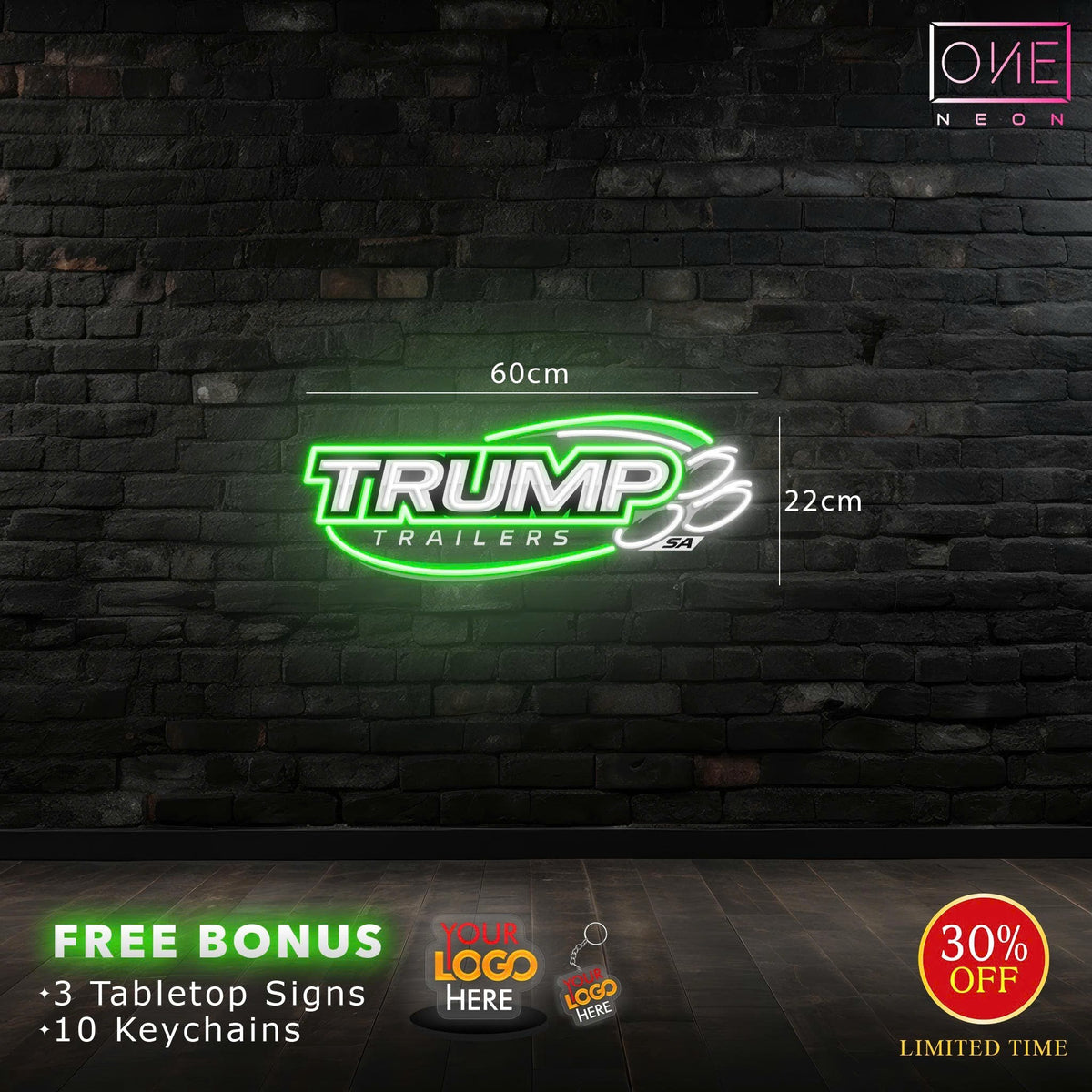 R24 and Trump Trailers | LED Neon Sign ( 2 signs)